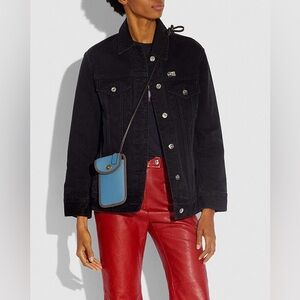 Coach Flat Turnlock Crossbody 12 in Colorblock A6